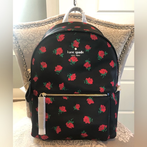 Kate Spade Large Chelsea Rose Backpack - Picture 1 of 5